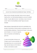 Lesetext - Fasching Lesetext - Fasching