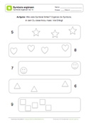 Symbole ergänzen bis 10 Symbole ergänzen bis 10